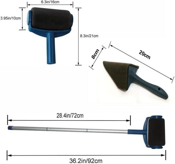 51-7+d0KvbL._AC_SL1000_ 12-in-1 Set Roller & Furça