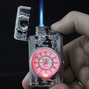 61Pyh697WHL._AC_SL1080_ Orë kuarci me kokë Silver Eagle me çakmak LED