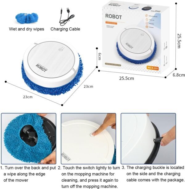 71E83O3NiyL._AC_SL1500_ Fshesë me korrent dhe mop robot