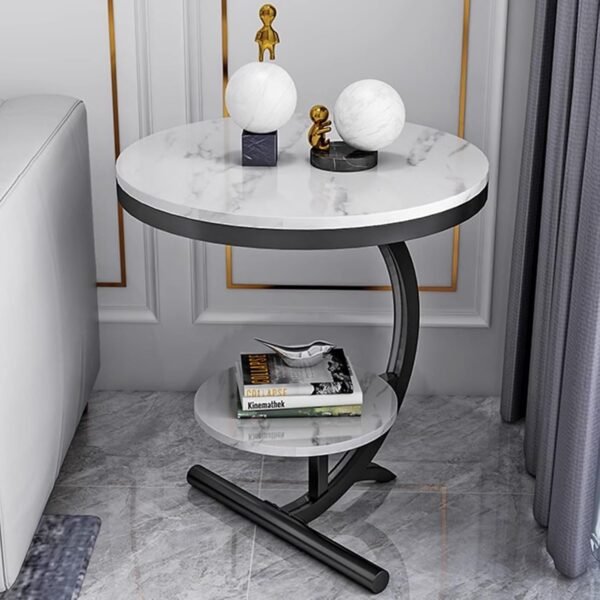 Tavolinë anësore mermeri